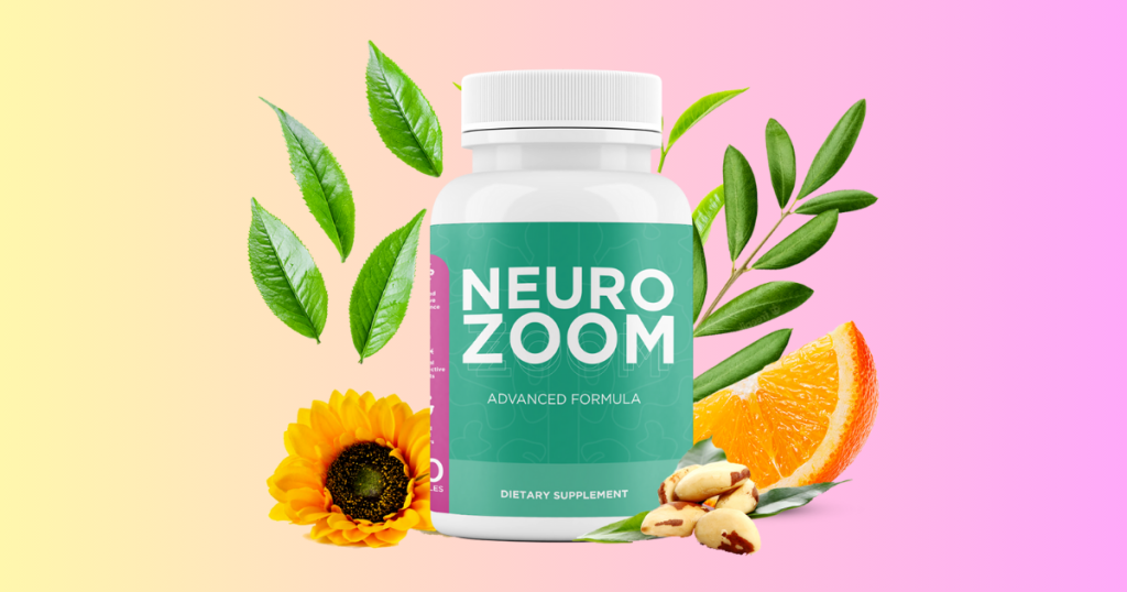 1 Bottle Of Neurozoom, One Of The Recommended  Natural Dietary Supplements.