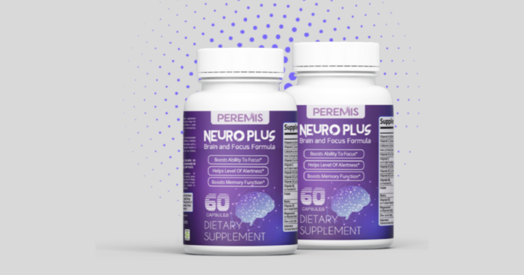 Two Bottles Of NeuroPlus Dietary Supplements For Mental Clarity And Concentration.